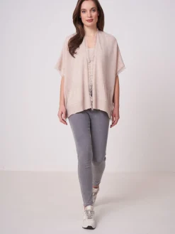 Poncho-Cape Mit Fransen