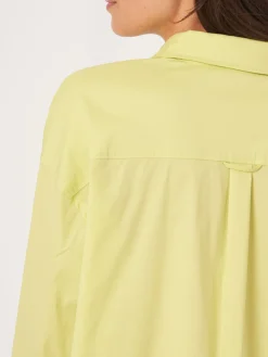 Popeline-Hemdbluse Mit Brusttaschen