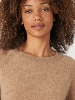 Raglan-Pullover Aus Kaschmir Mit Hochgeripptem Saum Und Seitenschlitz