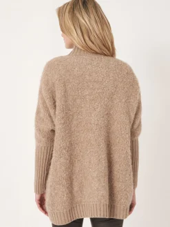 Strickjacke Aus Italienischem Garn Mit Reisverschluss Und Taschen
