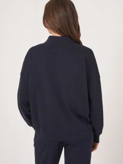 Sweatshirt Aus Baumwollmischung Mit Kordelzug