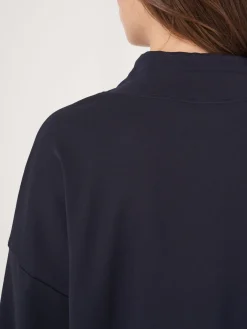 Sweatshirt Aus Baumwollmischung Mit Kordelzug