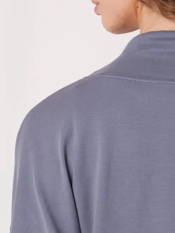 Sweatshirt Aus Baumwollmischung Mit Kordelzug