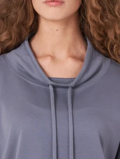 Sweatshirt Aus Baumwollmischung Mit Kordelzug
