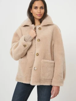 Wendbarer Faux Shearling Mäntel