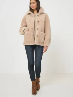Wendbarer Faux Shearling Mäntel